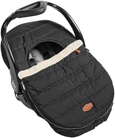 Winter Car Seat Cover, Black Sherpa